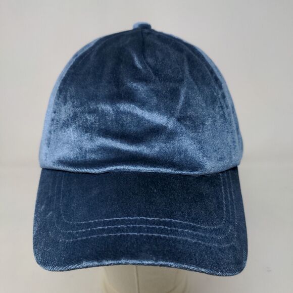 Unbranded Men's Slideback Hat Velour Size OSFM Polyester Blend Blank - Picture 2 of 7